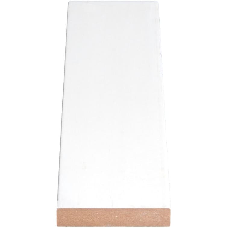 11/16" x 2-1/2" Medium Density Fibreboard Prepainted Surfaced Four Sides Eased Two Edges Moulding - by Linear Foot