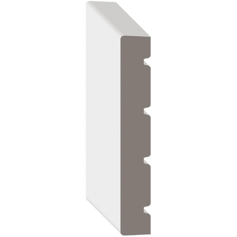5/8" x 4-9/16" x 7' Medium Density Fibreboard Door Jamb Moulding - Polar White