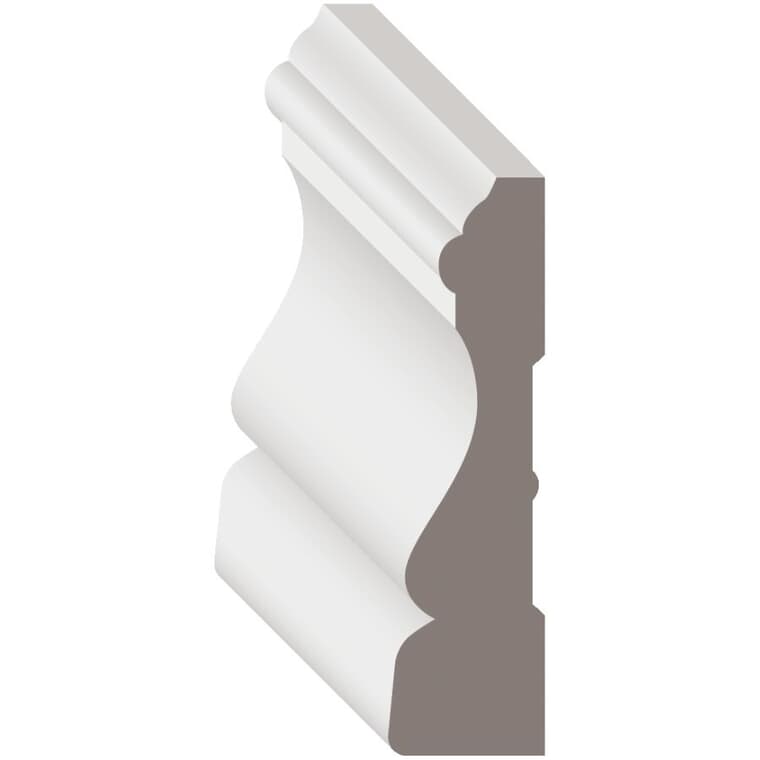 5/8" x 2-1/2" Finger Jointed Pine Primed Colonial Casing Moulding, by Linear Foot