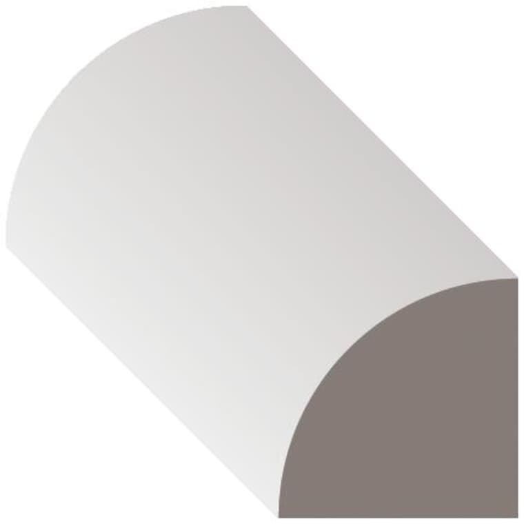 11/16" x 11/16" Finger Jointed Pine Primed Quarter Round Moulding, by Linear Foot