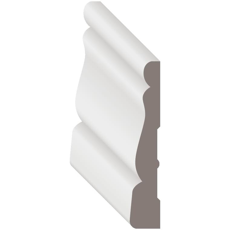 7/16" x 2-1/8" x 7' Colonial Finger Jointed Primed Pine Casing Moulding