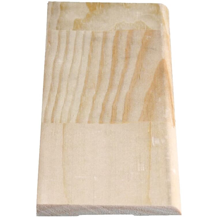 5/16" x 3-1/8" x 8' Finger Jointed Pine Bevelled Baseboard Moulding
