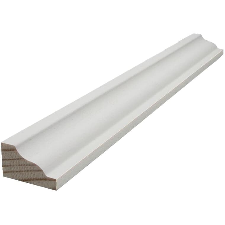 3/4" x 1-1/4" Finger Jointed Primed Pine Panel Moulding, by Linear Foot