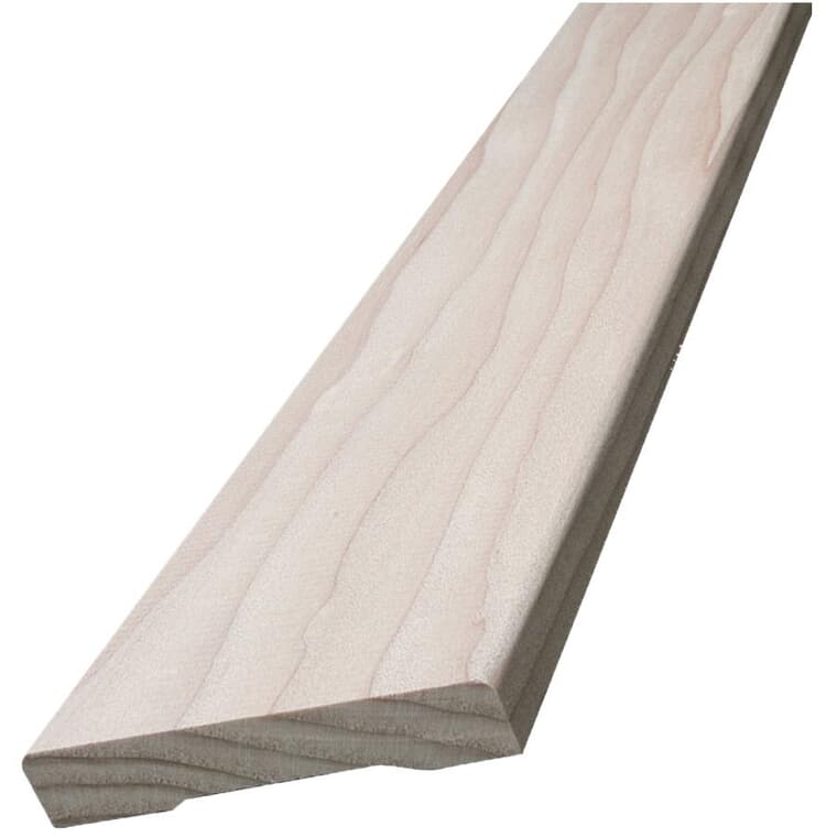 7/16" x 2-1/4" Hemlock Eased Two Edges Casing Moulding, by Linear Foot