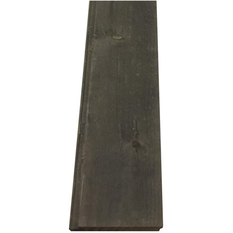 Paquet de 8 planches de bois de pin noueux thé Earl Grey de 3/8 po x 4-5/16 po x 48 po