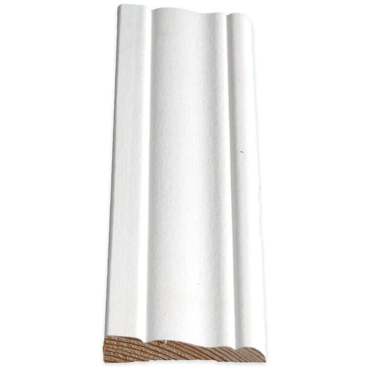 7/16" x 2-1/8" x 7' Pre-Finished White Colonial Casing Moulding