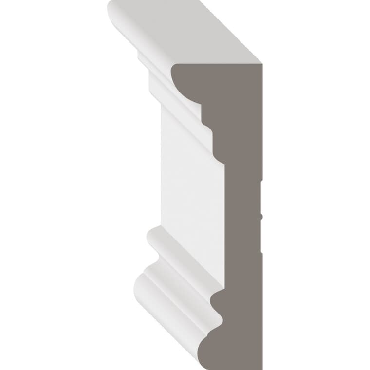 1-1/4" x 3-3/4" Medium Density Fibreboard Primed Architrave Moulding, by Linear Foot
