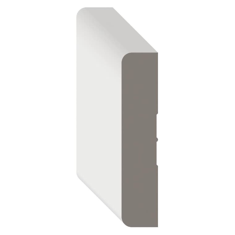 5/8" x 3" Medium Density Fibreboard Primed Casing Baseboard Moulding, by Linear Foot