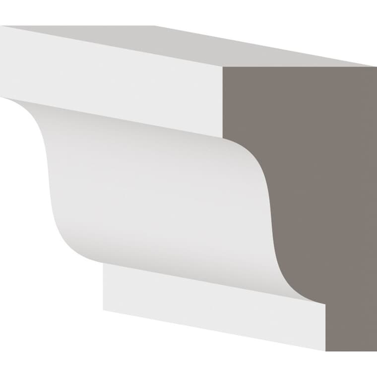 Moulure couronnée en panneau de MDF apprêté de 1-3/16 po x 2-3/8 po, au pied linéaire