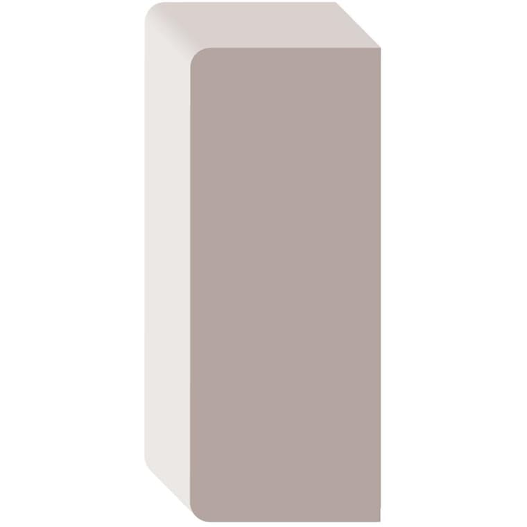 Primed MDF Surfaced Four Sides Eased Two Edges Moulding - 5/8" x 1-1/2", by Linear Foot