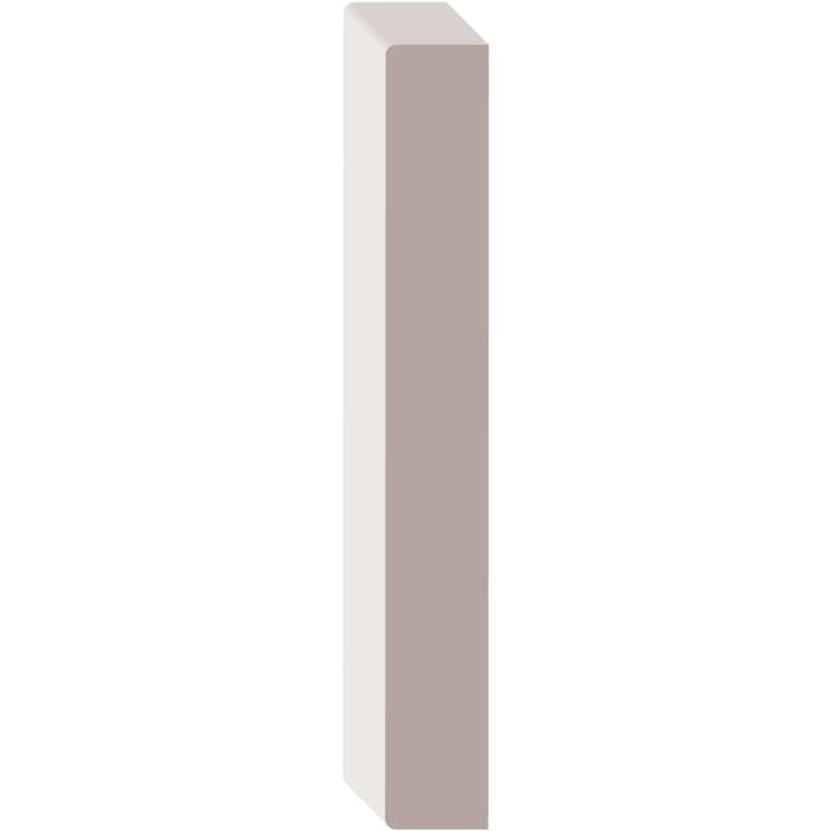 Primed MDF Surfaced Four Sides Eased Two Edges Moulding - 5/8" x 4-1/2", by Linear Foot