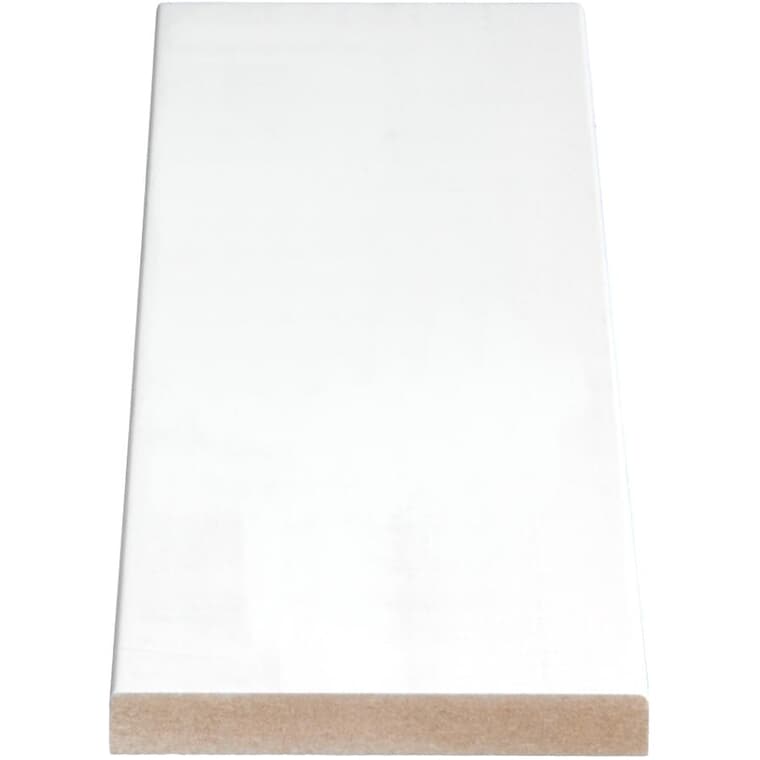 1/2" x 4" Medium Density Fibreboard Primed Surfaced E2E Four Sides Moulding, by Linear Foot