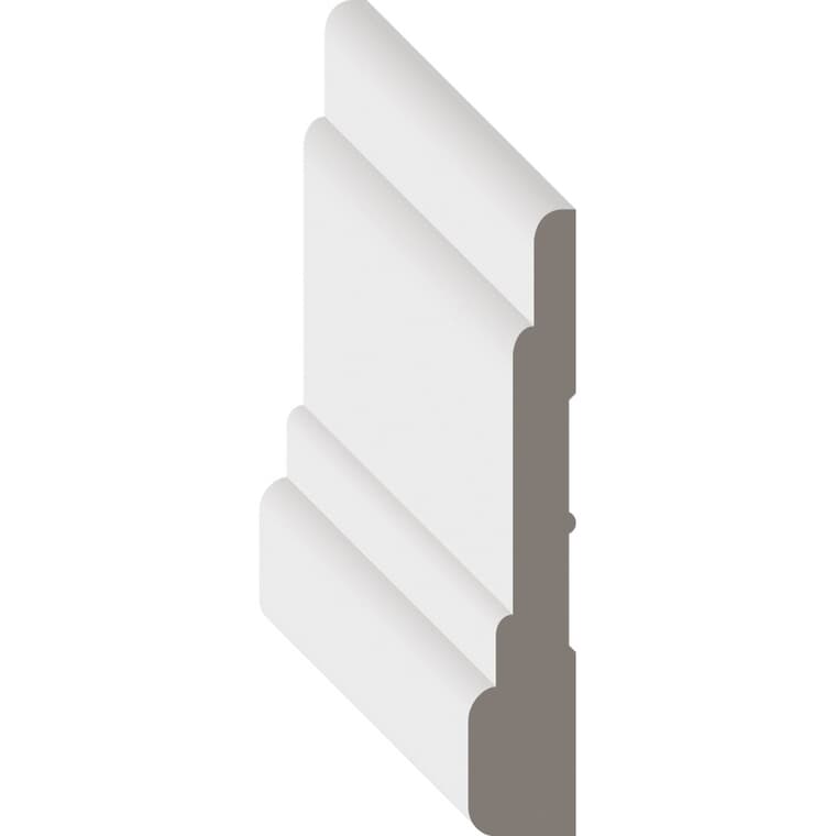 13/32" x 2-3/16" Finger Jointed Pine Primed Casing Moulding, by Linear Foot