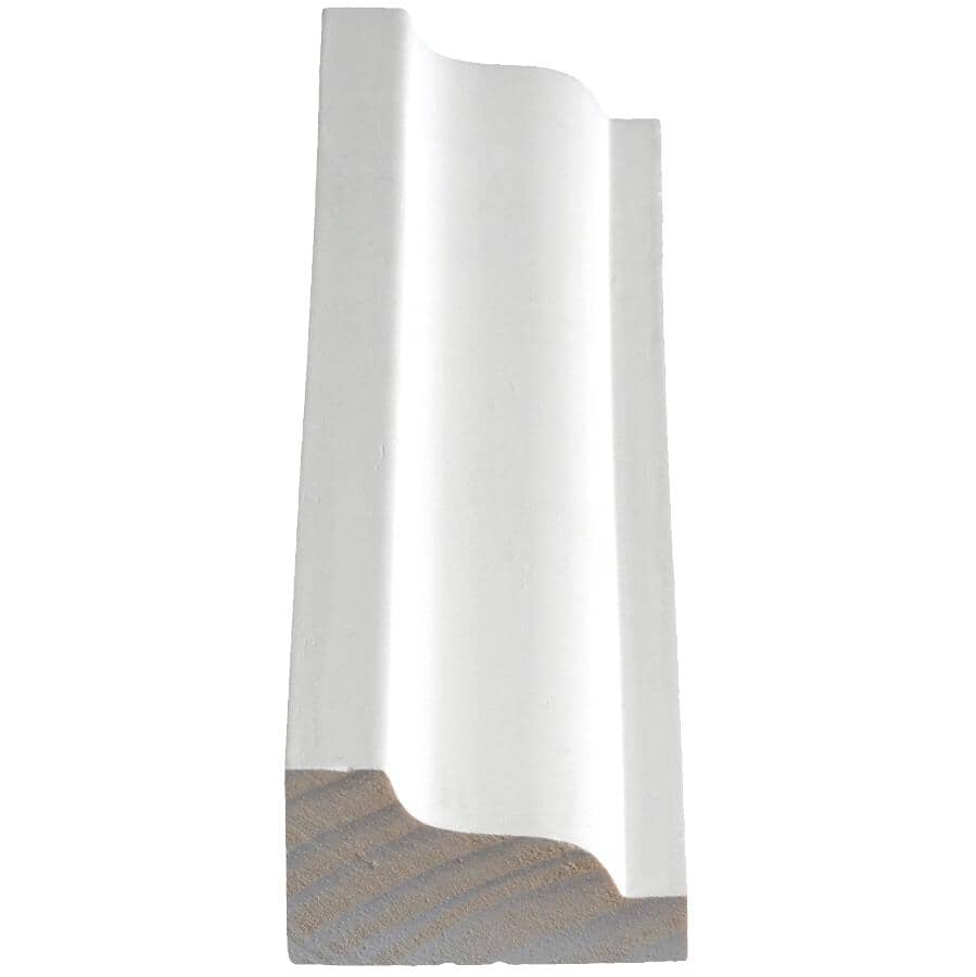 ALEXANDRIA MOULDING Moulure couronnée en pin jointé apprêté de 1-1/4 po ...