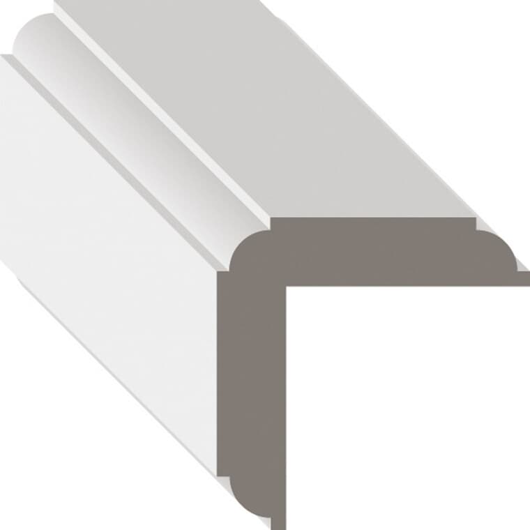 1-1/8" x 1-1/8" Finger Jointed Pine Primed Outside Corner Moulding, by Linear Foot