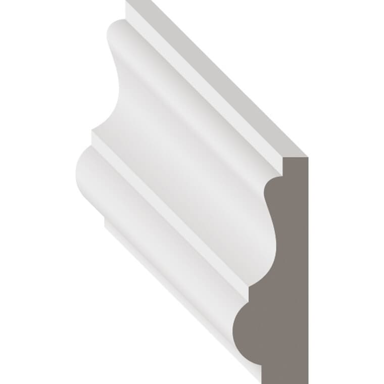 3/8" x 1-1/8" Square Finger Jointed Pine Primed Batten Moulding, by Linear Foot
