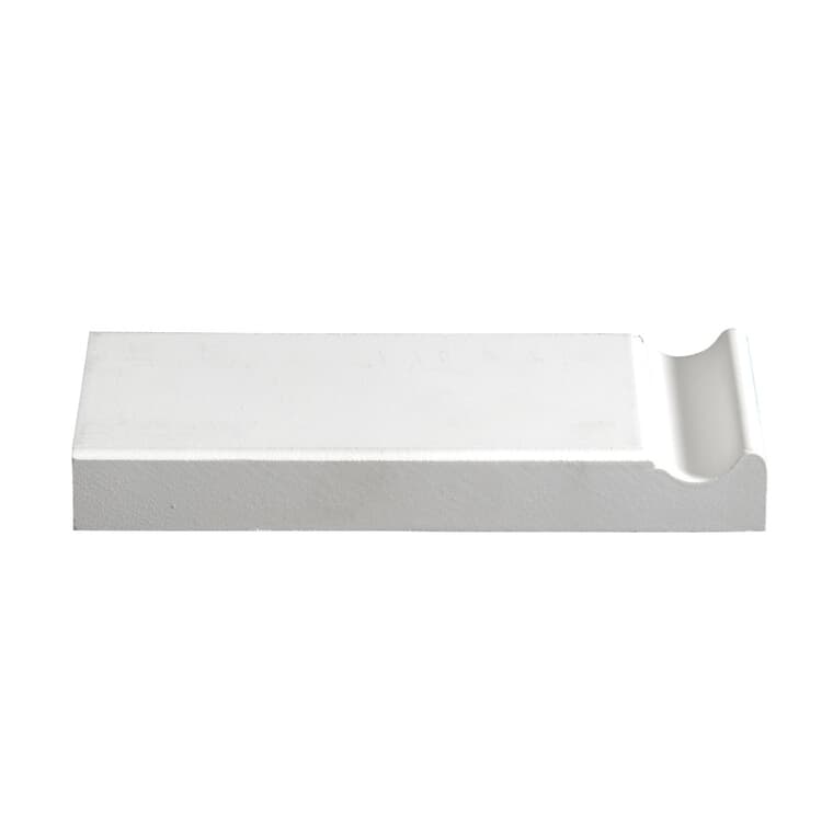 1" x 3-3/4" x 8" Medium Density Fibreboard Primed Plinth Block Moulding