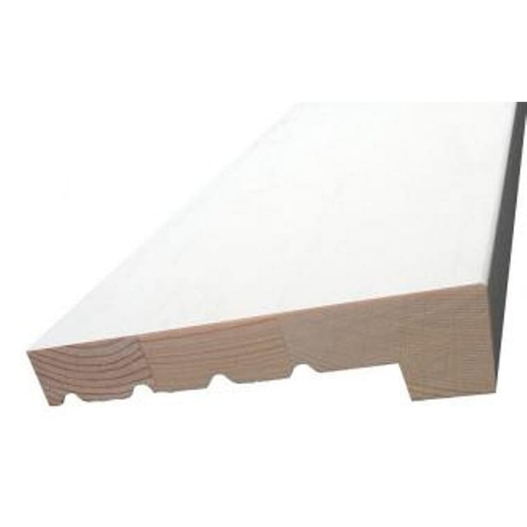 Moulure d'appui de fenêtre en pin jointé apprêté de 1-1/4 po x 5-1/4 po au pied linéaire