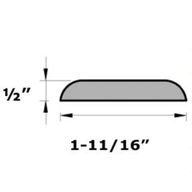 Couvre-joint en pin jointé apprêté de 1/2 po x 1-11/16 po x 8 pi