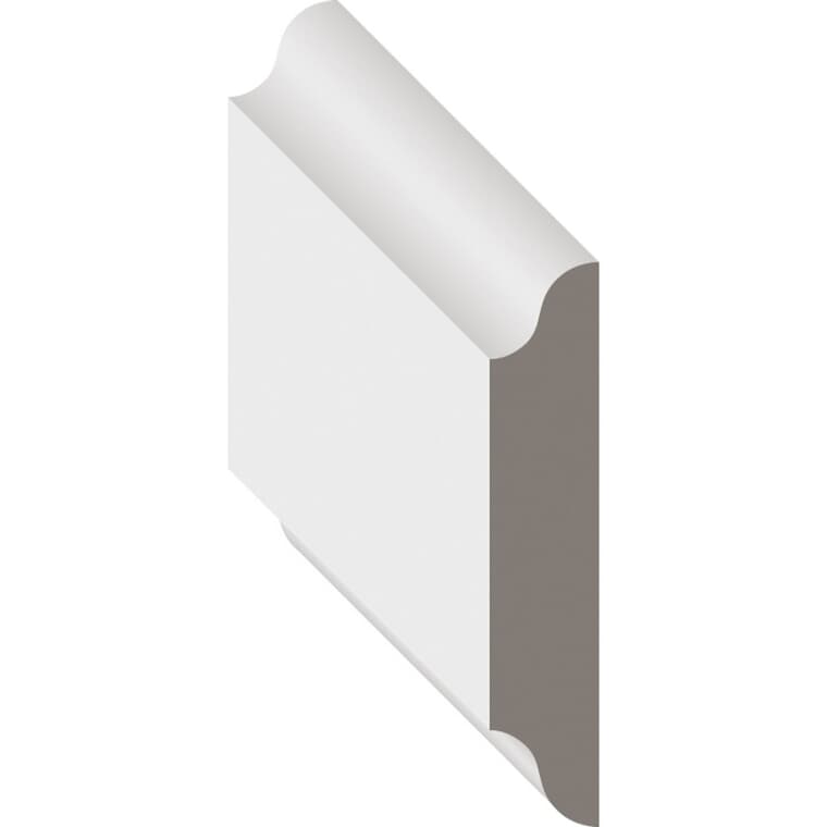 5/16" x 1-5/8" x 8' Finger Jointed Pine Primed Parclose Moulding