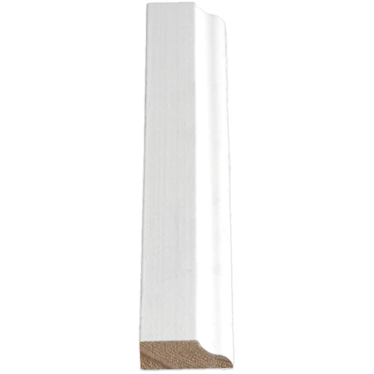 7/16" x 1-3/16" Finger Jointed Pine Primed Colonial Stop Moulding, by Linear Foot