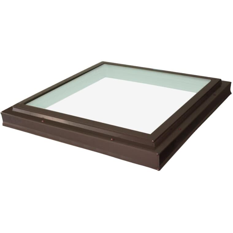 2' x 2' Fixed Curb Mount Low-e Glass Skylight