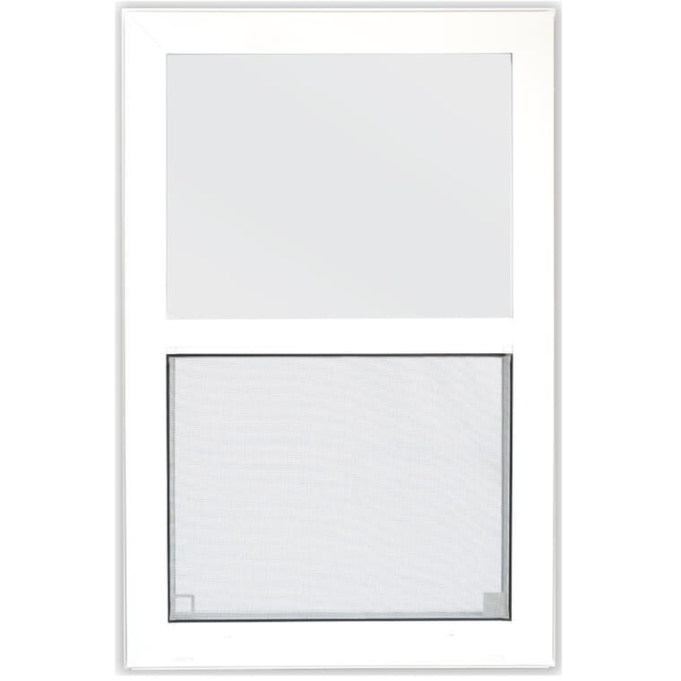 Fenêtre à guillotine simple sélect Lea en polyvinyle de 24 po x 36 po