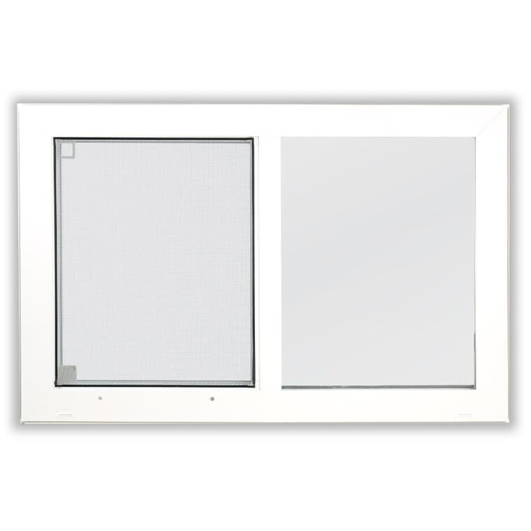 Fenêtre coulissante en polyvinyle de 48 po x 36 po