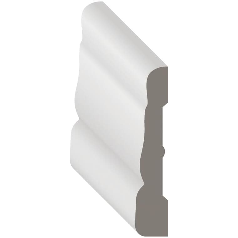 3/8" x 1-15/16" x 7' Finger Jointed Pine Primed Colonial Casing Moulding
