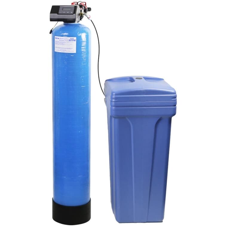 30,000 Grain Capacity 2 Tank Water Softener with Iron Removal