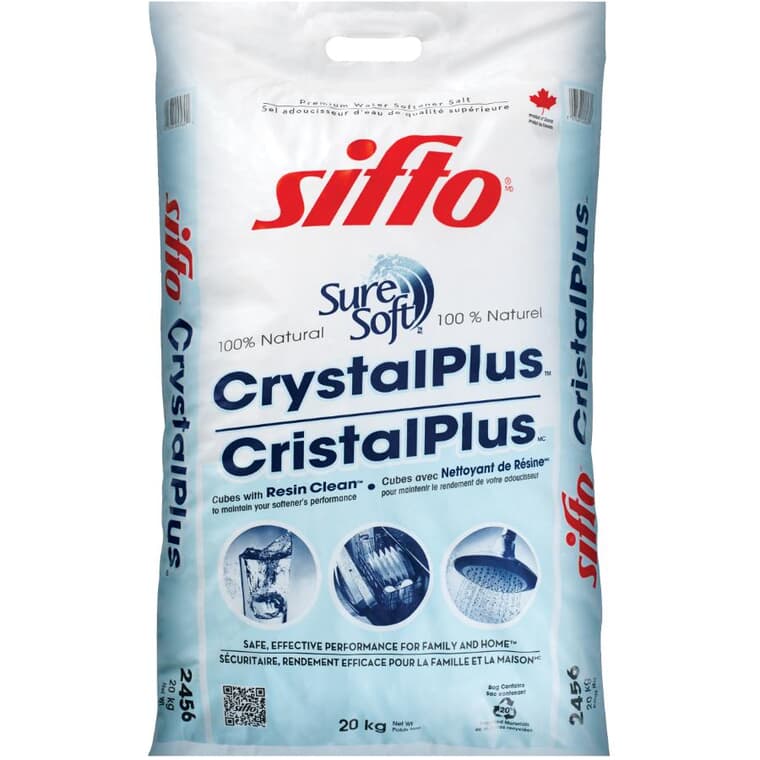 Crystal Plus Water Softener Salt - 20 kg