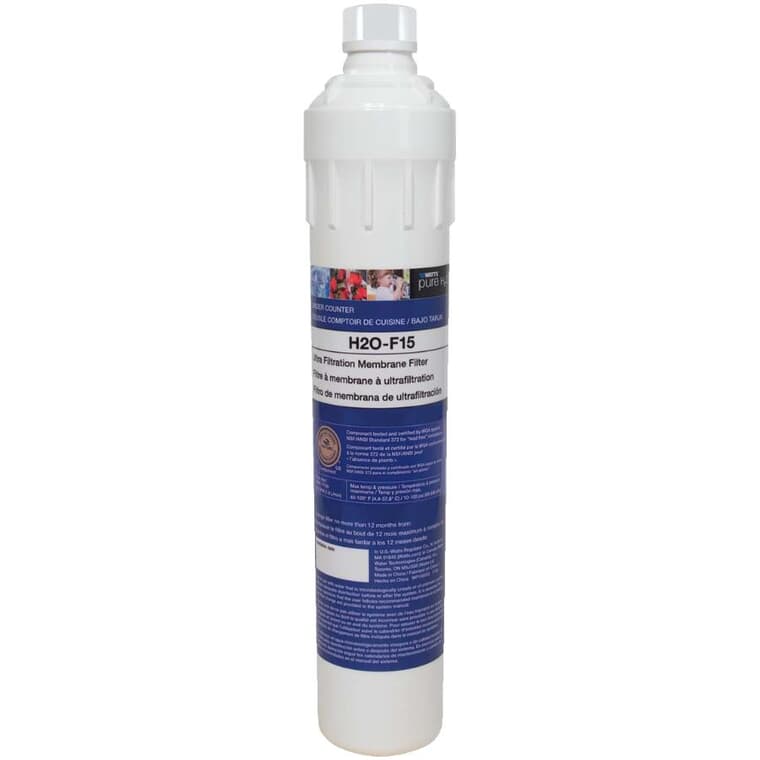 UF Membrane Filter Cartridge for Pure H20 Systems - 0.1 Micron