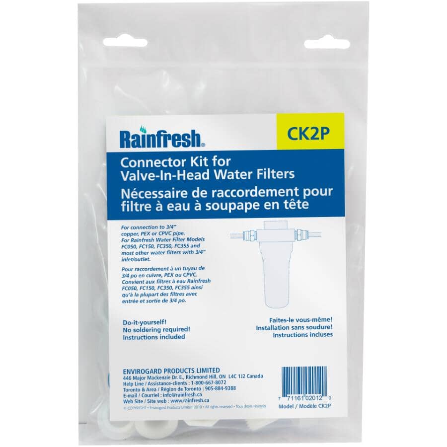 RAINFRESH Connector Kit for Valve-in-Head Water Filters | Home Hardware