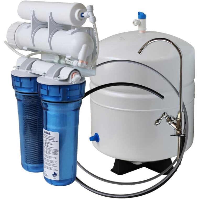 Système d'osmose inverse d'eau potable, 50 gallons par jour
