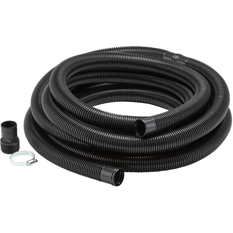 24' Sump Pump Hose Kit -  with 1-1/2" Adapter