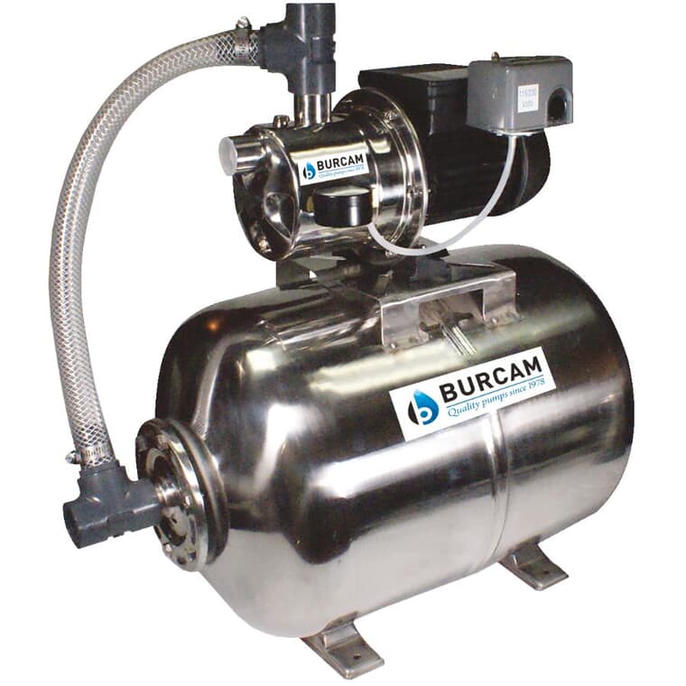 3/4 HP Shallow Well Jet Pump - with 60 L Tank