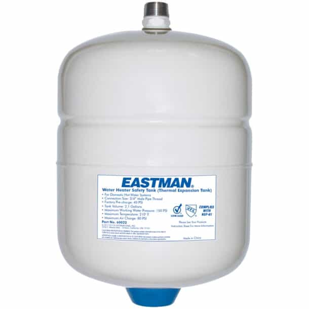 EASTMAN Thermal Expansion Tank for Potable Hot Water Systems
