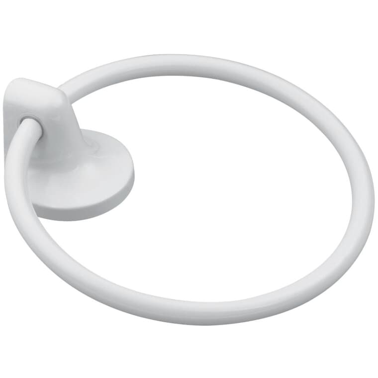Aspen Towel Ring - White