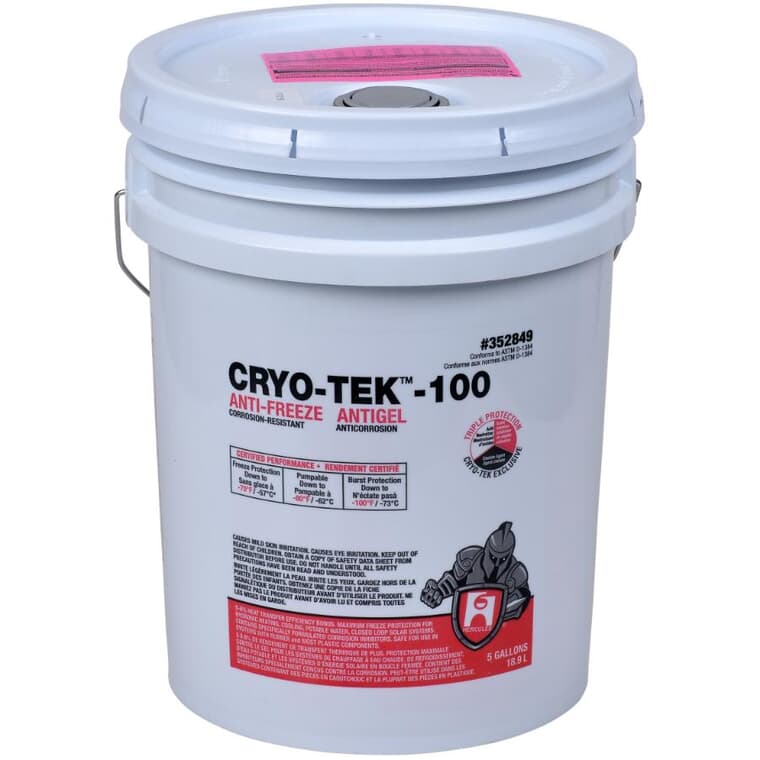 Antigel Cryo-Tek pour tuyau de chauffage, 18,925 L