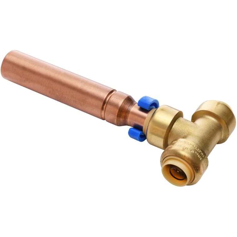 1/2" Push Fit Push 'N' Connect Water Hammer Arrestor Tee