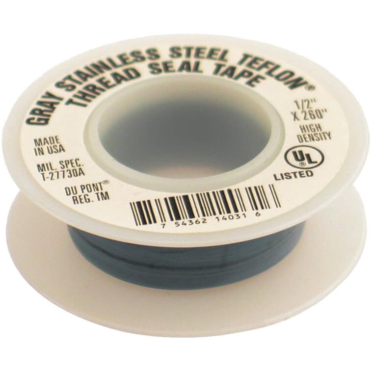 1/2" x 260" Stainless Steel Pipe Thread Tape