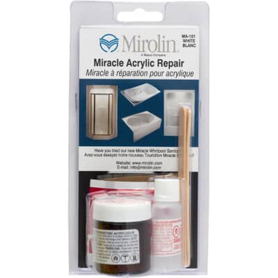 Mirolin Acrylic Tub Shower Repair Kit, Acrylic Bathtub Patch Kit