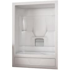 (^○^)h.m.d様OMMO MANY FRILLS VOLUME SK Gallery SH-3232 AcrylX Alcove Center Drain Two-Piece Shower