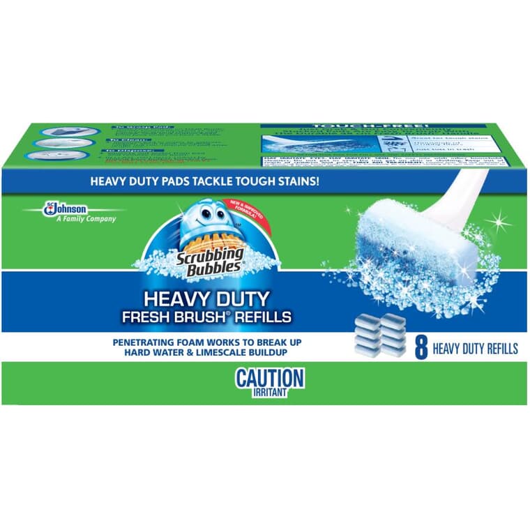 Fresh Toilet Brush Refills - 8 Pack