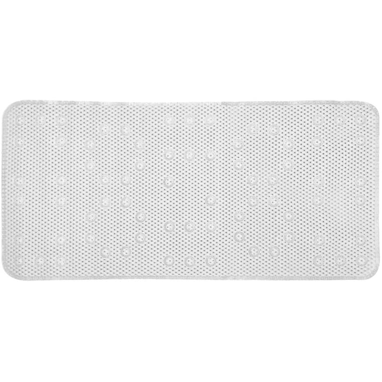 Softee Skid Resistant PVC Bathtub Mat - White, 17" x 36"