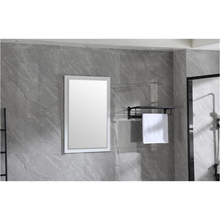 Soho Framed Rectangular Mirror - White, 24" x 35"