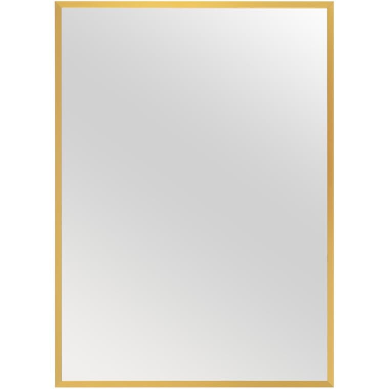 Ivonne Framed Rectangular Mirror - Gold, 26" x 36"
