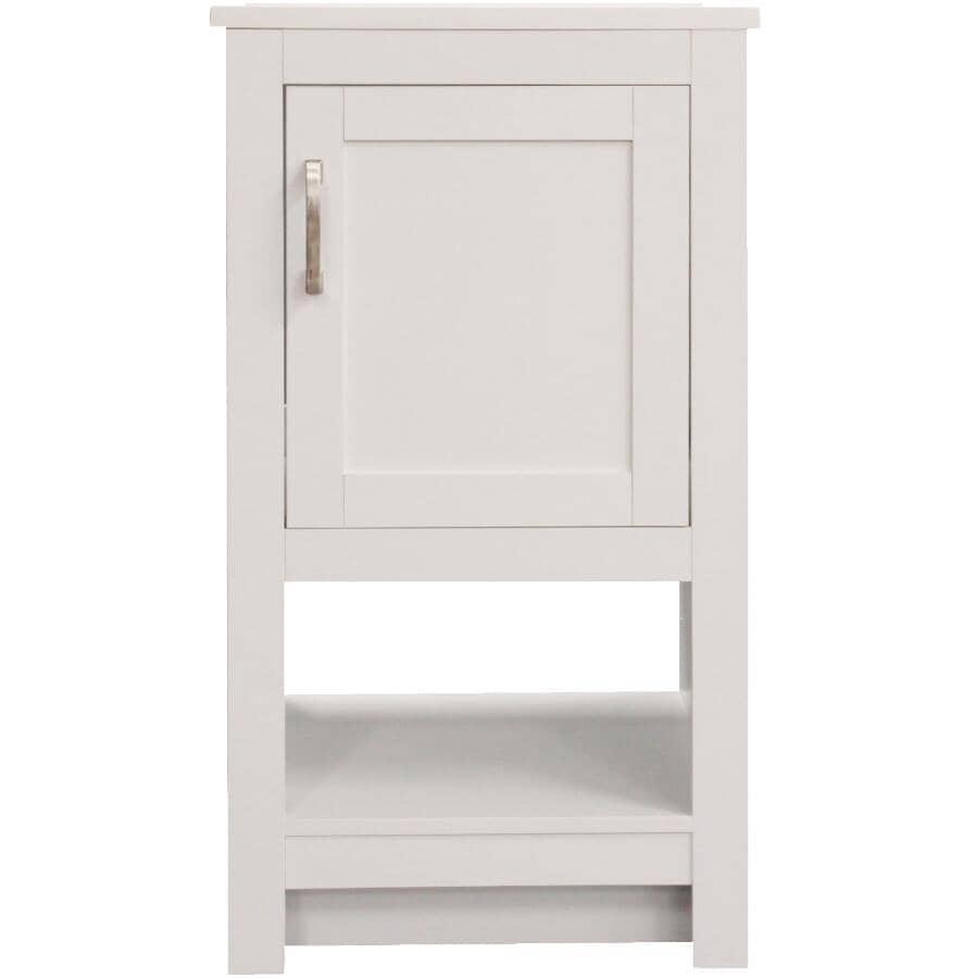 FOREMOST:19" W x 17" D Laine Vanity with Composite Top - White