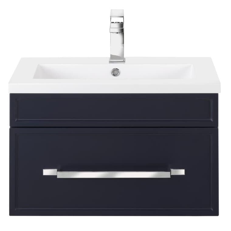 24" W x 16" D Spencer Vanity with Cultured Marble Top - Blue