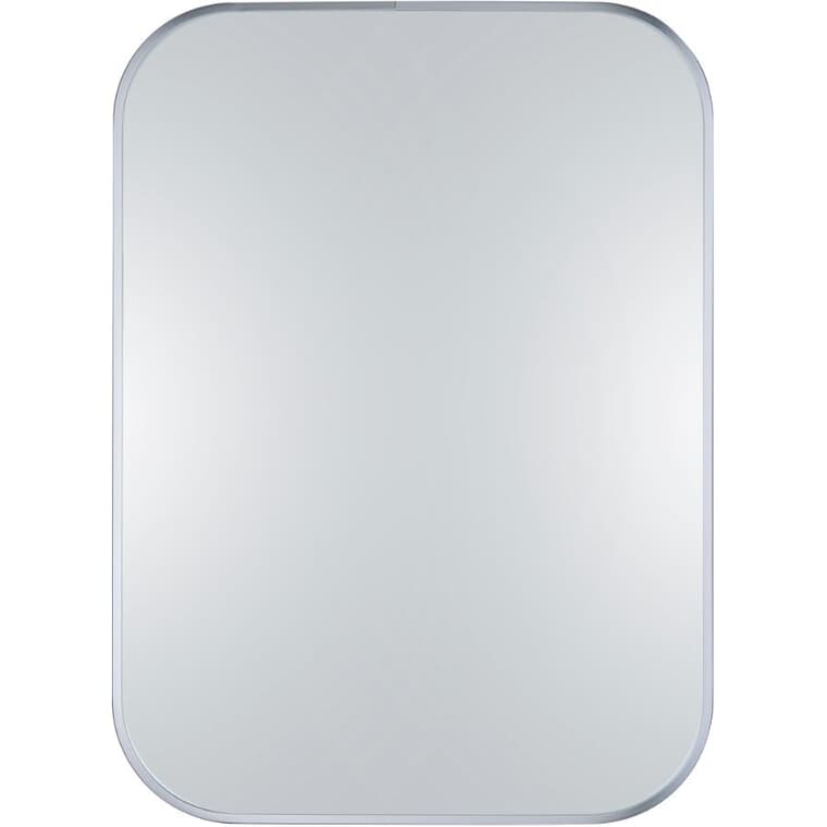 22" x 30" Genesis Single Door Medicine Cabinet - Aluminum Frame with Chrome Finish